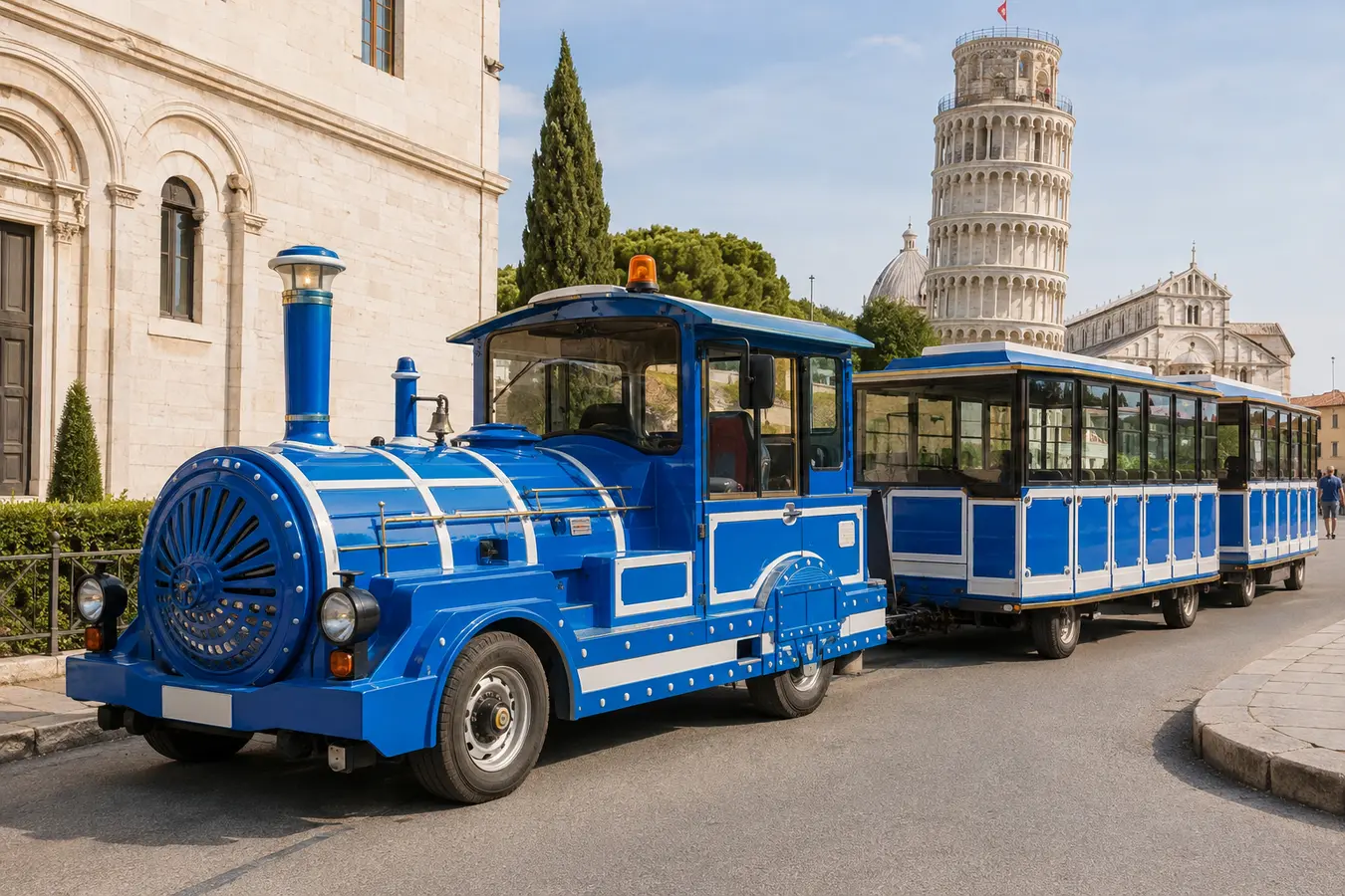 Trenino turistico a Pisa